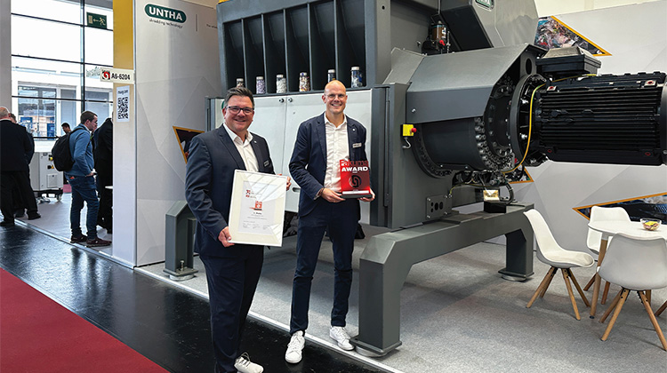 UNTHA-Universalzerkleinerer gewinnt Fakuma Innovation Award